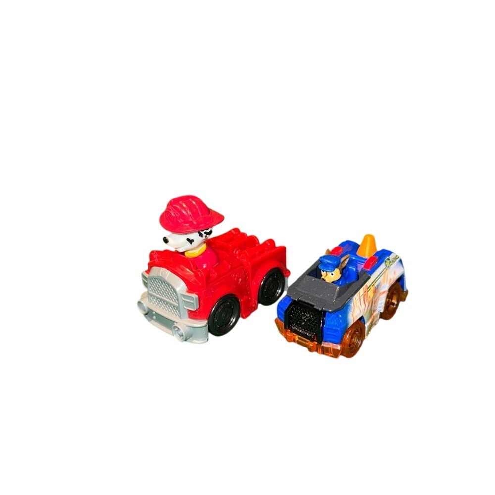 PAW Patrol True Metal Dino Rescue Die-Cast Vehicle Marshall Chase 1:55 Scale 2pk
